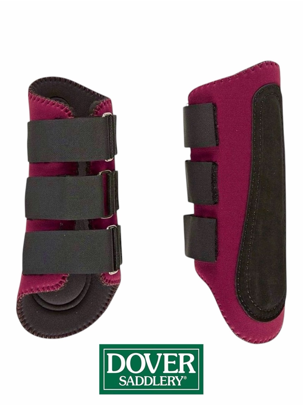 Dover Saddlery DS Horse Galloping Splint Boots XL Burgundy
